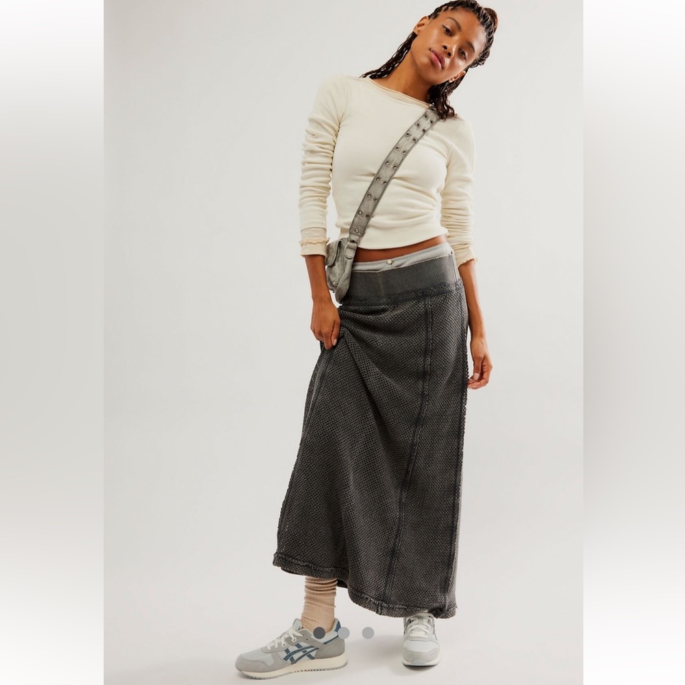 Free People Gray Maxi Skirt ***SOLD***